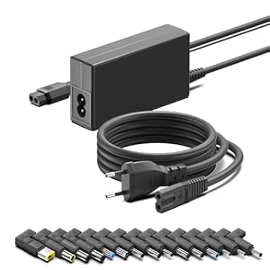 HKY 65W Universal Netzteil AC DC für Lenovo für Sony Gateway für HP Elitebook Folio Spectre Ultrabook Pavilion Touchsmart Asus Zenbook Vivobook Acer LG für Samsung A18‑065N3A Medion E14412 Ladekabel