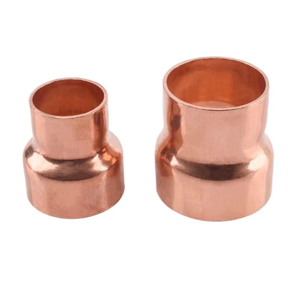 Acoplador Reductor Cobre Soldadura Zócalo 35-12.7mm a 80-42mm (1 Pieza), para Aire Acondicionado & Fontanería(67-35mm)