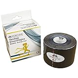 vendaje negro 💪APLICABLE A MUCHAS ZONAS CORPORALES: el kinesiotape puede aplicarse en múltiples zonas del cuerpo como el hombro, rodilla, espalda, tobillos, muñecas etc. según sea necesario