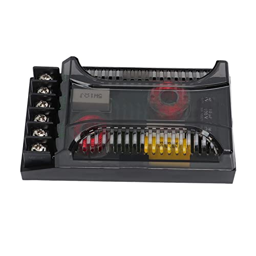 Divisore di Frequenza Audio per Auto, 2 Pezzi 12V Divisore di Frequenza per Altoparlante Audio per Auto Universale a 2 Vie Crossover Protezione Sovracorrente