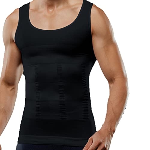 Camisas de compresión para hombres para adelgazar el vientre de forma invisible