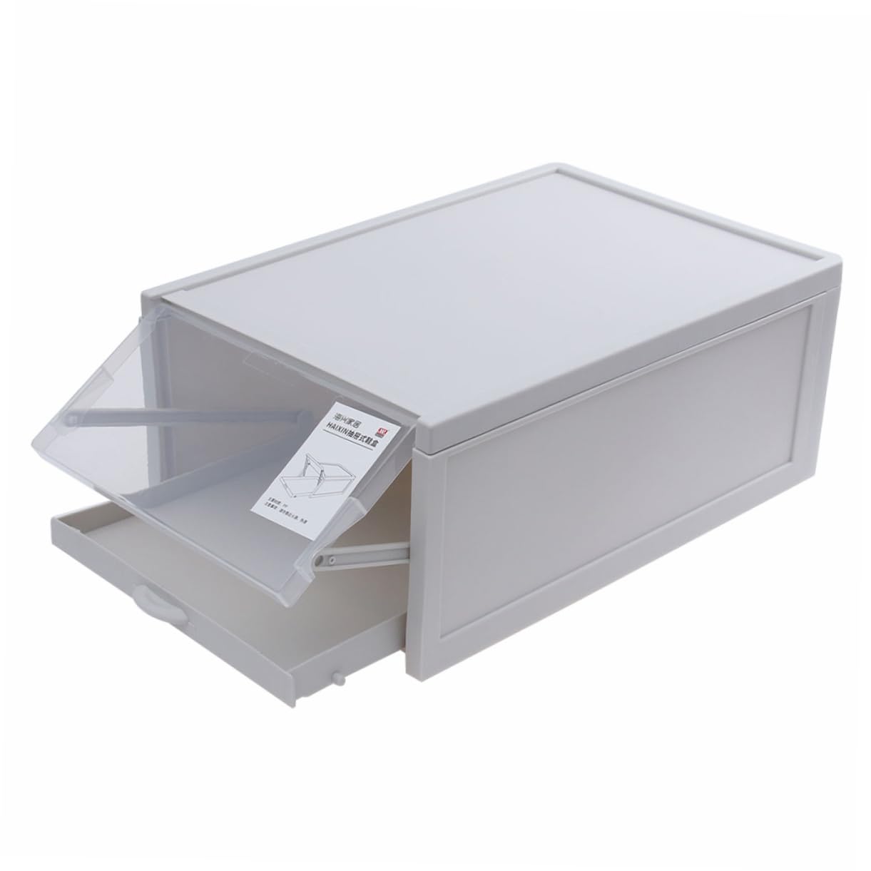 KOMBIUDA 1pc Compact Push Pull Shoe Storage Box Household Shoe Case for Dust Organization Design Space Saving for Entryway and Closet