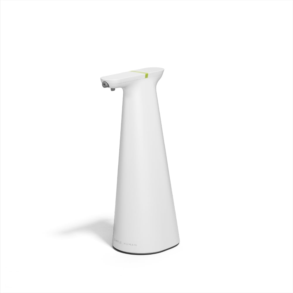 simplehuman Vaporisateur Capteur, Blanc, Spray Automatique Continu, Commande Tactile Intuitive, Brume Superfine, Cône Grande Couverture & Jet Ultra-Précis, Blanc