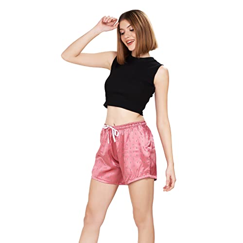 Image of WEET Satin Shorts for Women's | Lounge Shorts