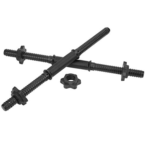 Dumbbell Bars Spinlock Collar Firm Weight Lifting Handles for Home Training 2PcsSet for Building Strong Body, PropyleneSteel Tube