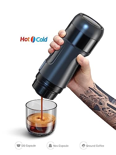 Cafetera exprés portátil 12V con capacidad de 5 tazas miniatura 6