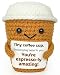 Krinisou Coffee Gifts for Women Coffee Lovers, Positive Animals Espresso Themed Brithday Presents, Office Desk Decor Inspirational Motivational Encouragement Gift