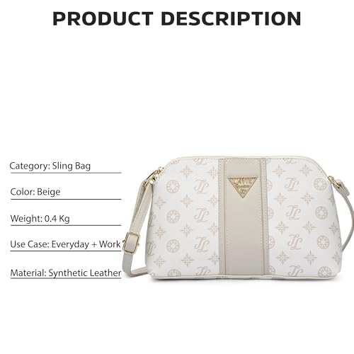 Image of Lavie Signature Women's Mono Georgia Crossbody Sling Bag | Ladies Purse Handbag | Gift For Women