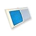 Comprarredo Cuscino in Memory Foam e Polar Gel Forato Traspirante Alto 16cm, Fresco e Ortopedico per dolori al Collo