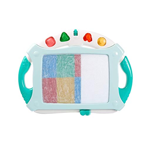 LTCTL Planche à Dessin Panneau de Dessin pour Enfants Graffiti magnétique Porte-écriture Portable Board Effacer Girl Girl Garçon Education Apprendre Jouet Cadeau Jouets d'écriture (Color : Blue) Cover