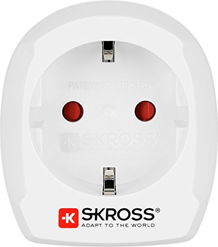 SKROSS 1.500201-E Europe to South Africa Bescherming tegen elektrische schokken - KID SAFE. Reisadapter Type C-aansluiting (Eurostekker).,wit - Image 3