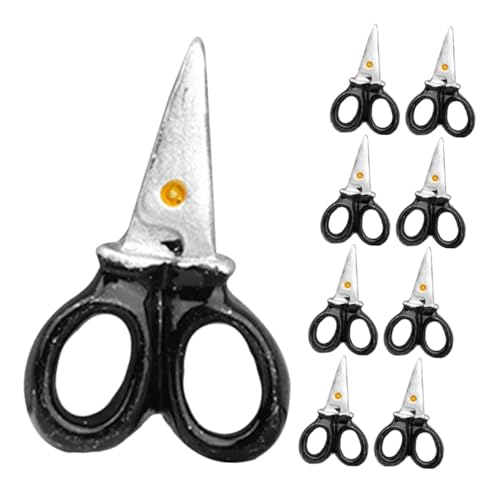 Milisten 8 Piezas Tijeras De Simulación De Adornos De Tijeras Miniatura Pequeñas para Bricolaje Accesorios De Casa Miniatura para Casa De Muñecas