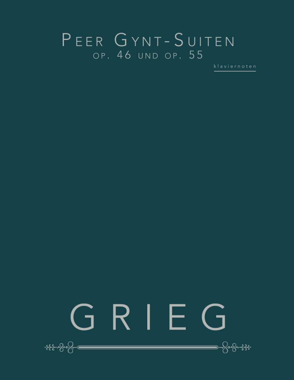 Peer Gynt-Suiten, op. 46 und op. 55: klaviernoten