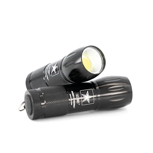 Easylife Mini Army Torch, Pack of 2 Pocket Flashlight, Durable and Super Bright Torch, 120 Lumen - Fully Guaranteed