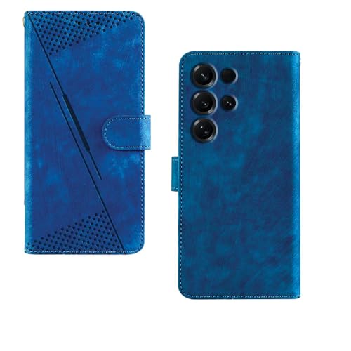 Image of amazon basics Samsung Galaxy S26 Ultra 5G Flip Cover | Card Pockets Wallet & Stand | Flip Cover for Samsung Galaxy S26 Ultra 5G (Executive Blue)