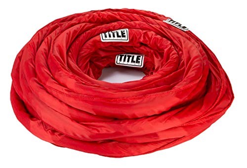 Title Boxing Rope & Cover, Red, 24' x 24'