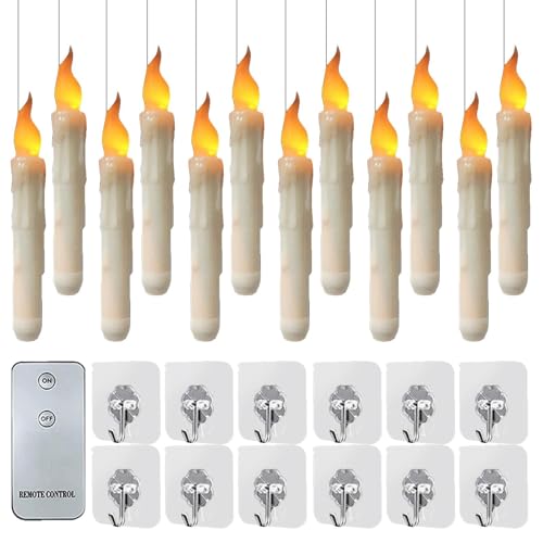Velas luminosas a pilas sin peligro de fuego ni goteo de cera caliente