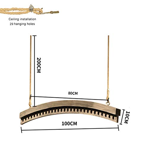 Corde de chanvre avec tige en bois pour portants de magasin de mode