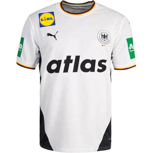 PUMA DHB Deutschland Handball Trikot Jersey (DE/NL/SE/PL, Alphanumerisch, XL, Regular, Regular, Home White)