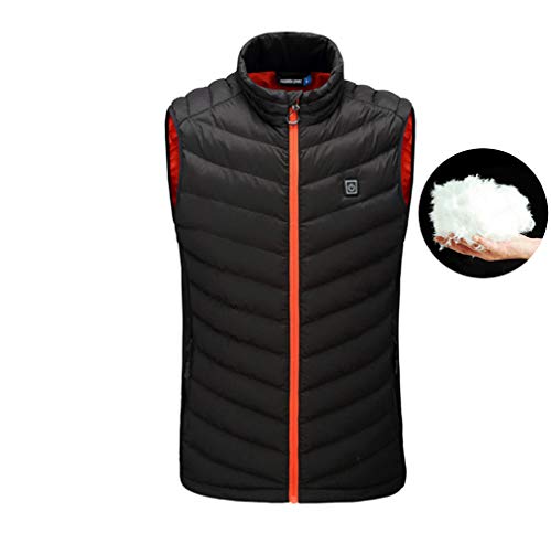 SHENGY Veste De Chauffage Intelligente À Température Constante Intelligente De Charge pour Hommes en Graphène. Vêtement D'extérieur Résistant Au Vent Et Au Froid,1,2XL