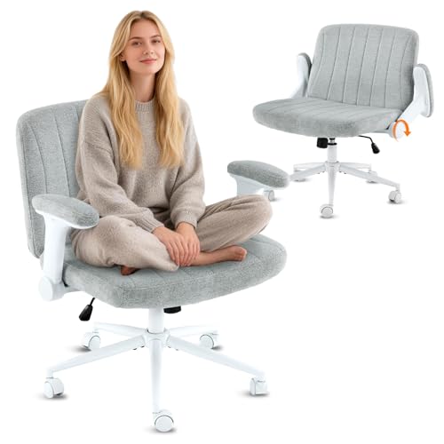 VINGLI Criss Cross Office Chair with Wheels