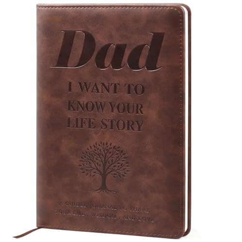 Dad I Want to Know Your Life Story Leather Journal - A Guided Journal To Share His Memories -...