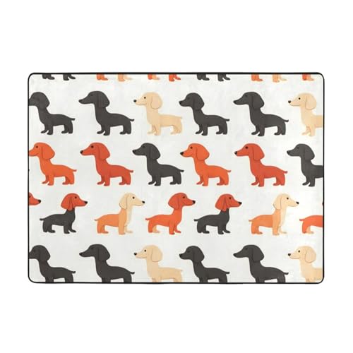 Tapis doux antidérapant teckel pour sécuriser et réchauffer votre sol - 8