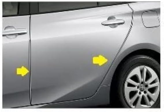 Toyota Genuine Parts Prius 08174-47020 Door Edge Protector, Stainless Steel