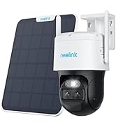 Reolink PTZ Überwachungskamera Aussen Akku mit Auto-Tracking, 6X Hybridzoom, Dual Lens, Solar WLA...