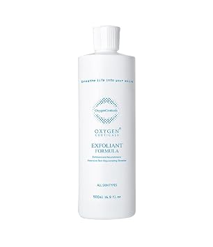 OxygenCeuticals Exfoliant Formula Radiance imporving Ampoule with Vitamin C, Panthenol, Arginine & Centella Asiatica, Hydrating & Soothing Care for Oily & Combination Skin. 16.9 fl.oz 500ml