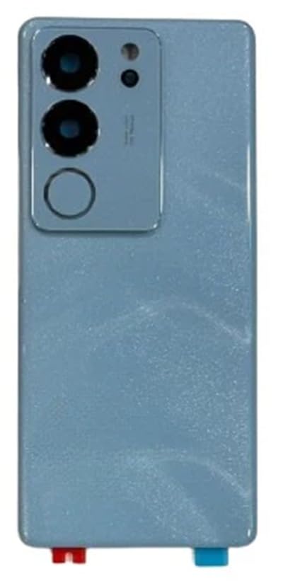 Image of Battery Door Housing Back Panel Compatible with vivo V29 Pro 5G (V2251) Mobile Phone Panel (Camera Glass Included)- Blue