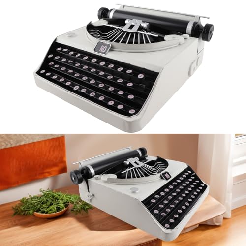 Dilwe Schreibmaschinenmodell, Vintage-Schreibmaschine aus Eisen, Einzigartiges Schreibtischzubehör für Schriftsteller, Retro-Heimdekoration für Büro und Wohnzimmer