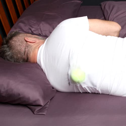 Stop Snoring T-Shirt - Most Comfortable Snoring Aid. Health Expert Recommended for Back Snorers! Eliminates Snoring by adjusting your sleeping position. INCLUDED: Guide to Snoring Ebook