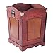 Vintiquewise(TM) Antique Wooden Waste Can/Bin with Handle