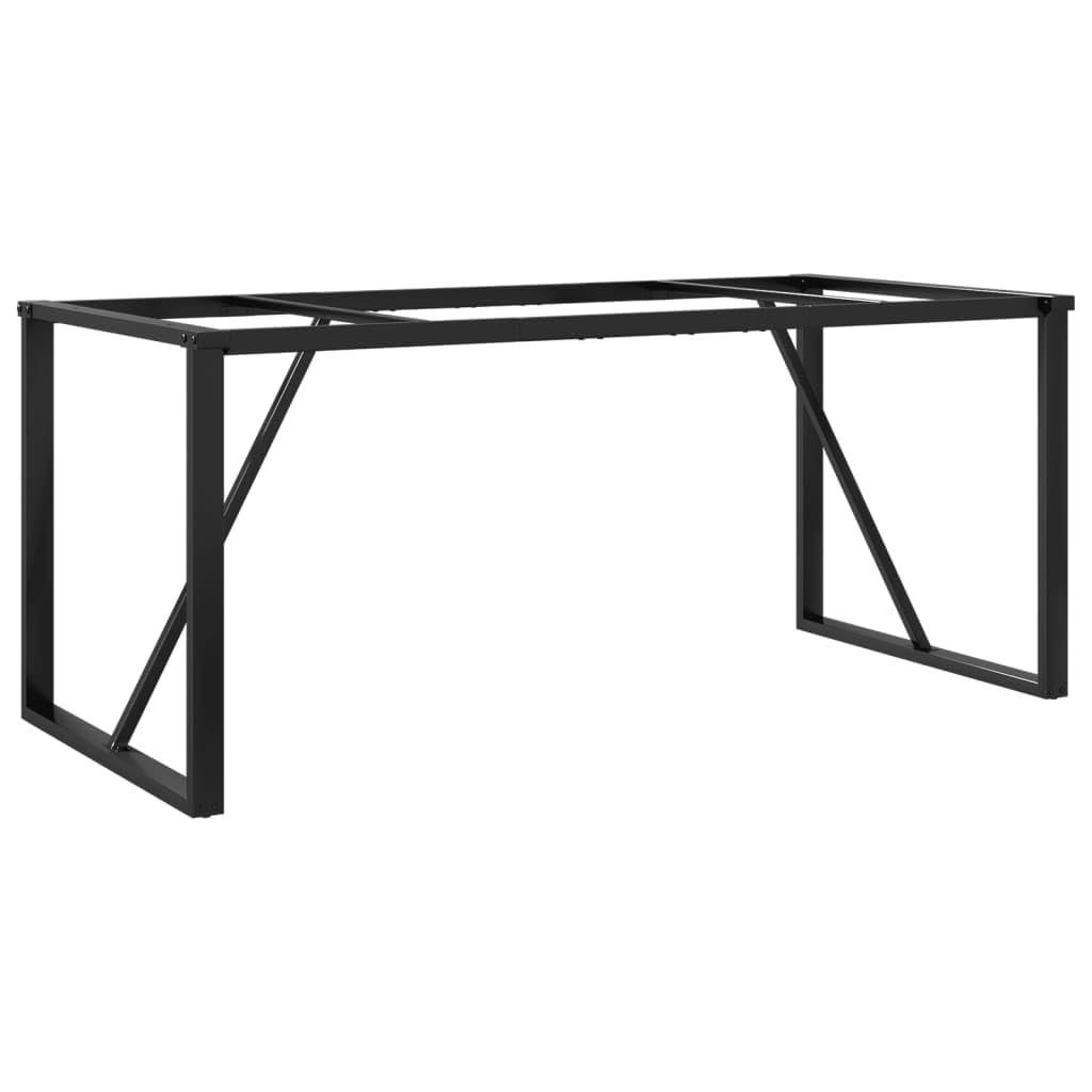 vidaXL Patas de Mesa de Comedor Estructura O Acero 160x80x73 cm, Pata de Mesa Auxiliar, Pata de mesita Auxiliar, Pata de Mesa de Metal