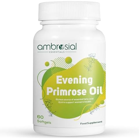 Ambrosial Evening Primrose Oil 1000mg Capsules Cover
