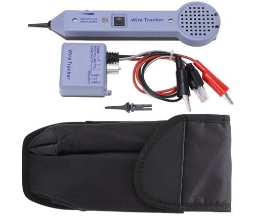 Wire Tracer Tone Generator, 200EP Wire Tracer Circuit Tester High Accuracy Multi Tone Cable Toner Detector Finder Tester with Adjustable Volume for Network Cable Collation