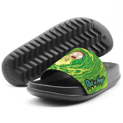 Rick and Morty Portal Unisex Adult Slides Adjustable Flip Flop Sandals Officially Licensed Hypd Slydr Switch™4