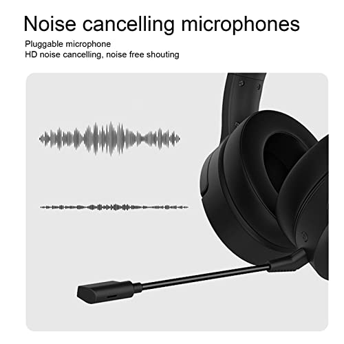 Bluetooth-gamingheadset, 2.4G-technologie RGB-lichteffecten Gaming-headset 50 mm/2,0 inch aandrijfeenheid voor mobiele telefoon - Afbeelding 3