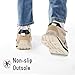 Yebonsho Men's Fashion Casual Low Top Sneakers Comfy Non Slip Breathable Walking Shoes Lace Up Sneakers Chunky Sneakers (Beige, Adult, Men, 10.5, Numeric, US Footwear Size System, Medium)