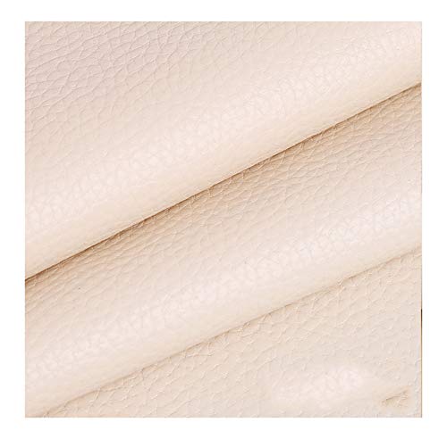 Matériau en cuir synthétique blanc rouleau 1,38x3m simili cuir vinyle tissu faux feutre