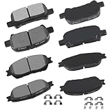cciyu D906 D828 Ceramic Front Rear Brake Pad Set...