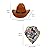 ZXCFTG Cowboy Pet Costume, Pet Cowboy Hat And Scarf, Cat Dog Hat and Scarf Cool Cat Dog Costume Set