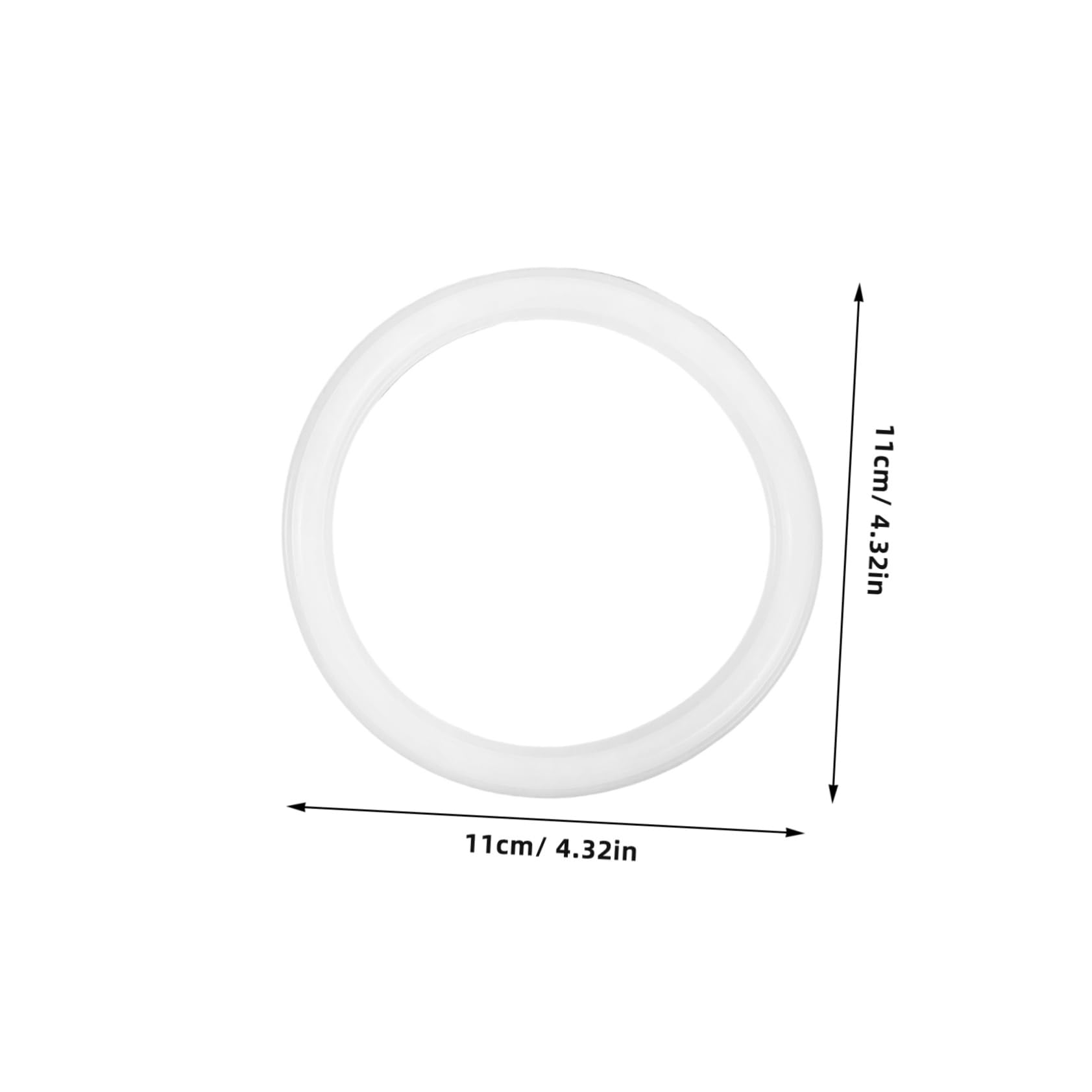 2 Pièces Anneau Silicone pour Machine à Glace - Accessoire pour sorbetière Joint Scellés Remplacement de Rechange d'Étanchéité
