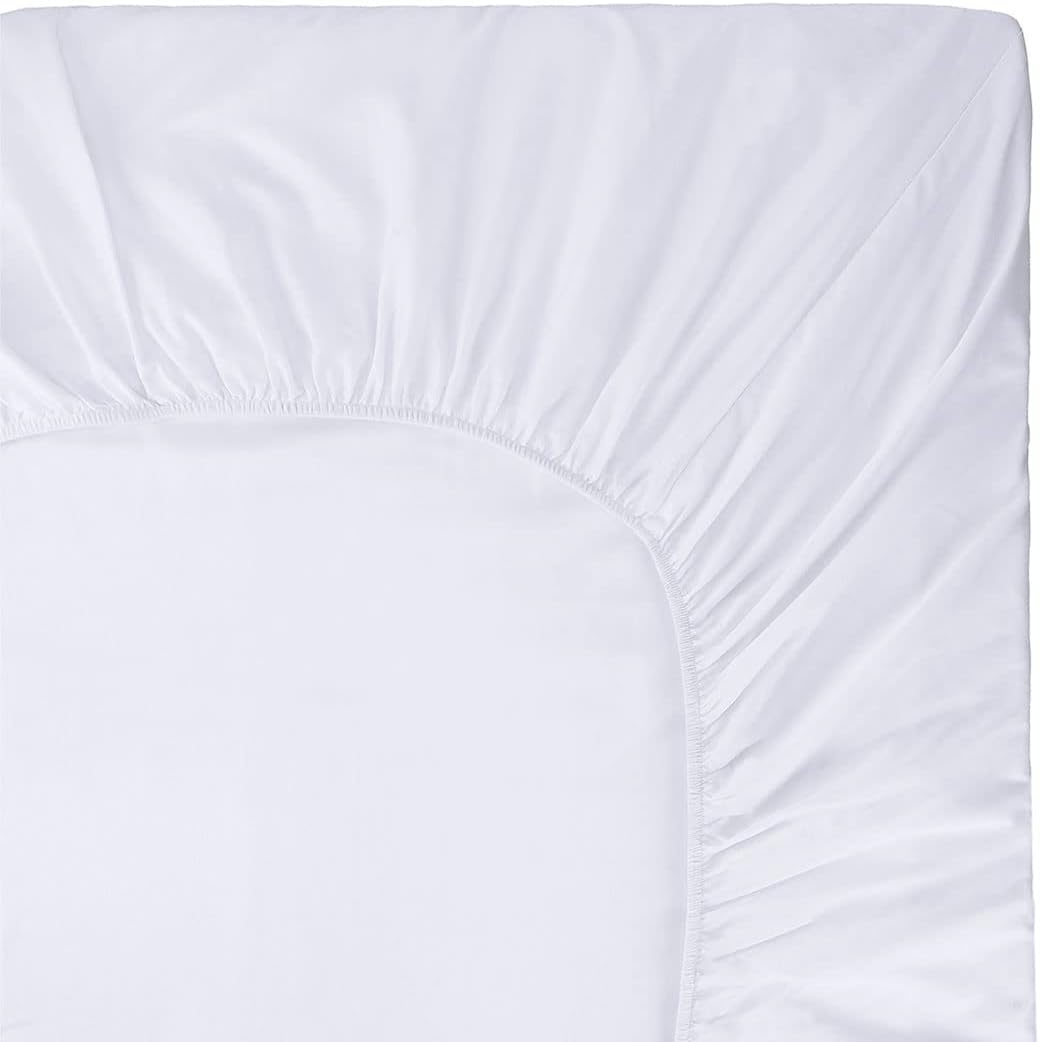 Craftsworth 100 Cotton Percale Fitted Sheet Full Size