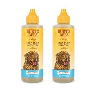 Burts Bees for Pets Tear Stain Remover for Dogs with Chamomile  Puppy  Dog Tear Stain Remover  Cruelty Free Formulated Without Sulfates and Parabens Ph Balanced for Dogs 4 Ounces  24 Pack  Cucciolini Doodles Burts bees for pets tear stain remover for dogs with chamomile  puppy  dog tear stain remover  cruelty free formulated without sulfates and parabens ph balanced for dogs 4 ounces  24 pack   cucciolini doodles