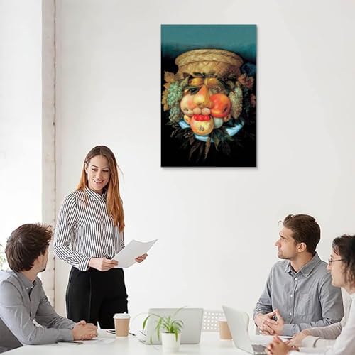 Giuseppe Arcimboldo Tête Composable impression toile affiche décoration murale salon - 5