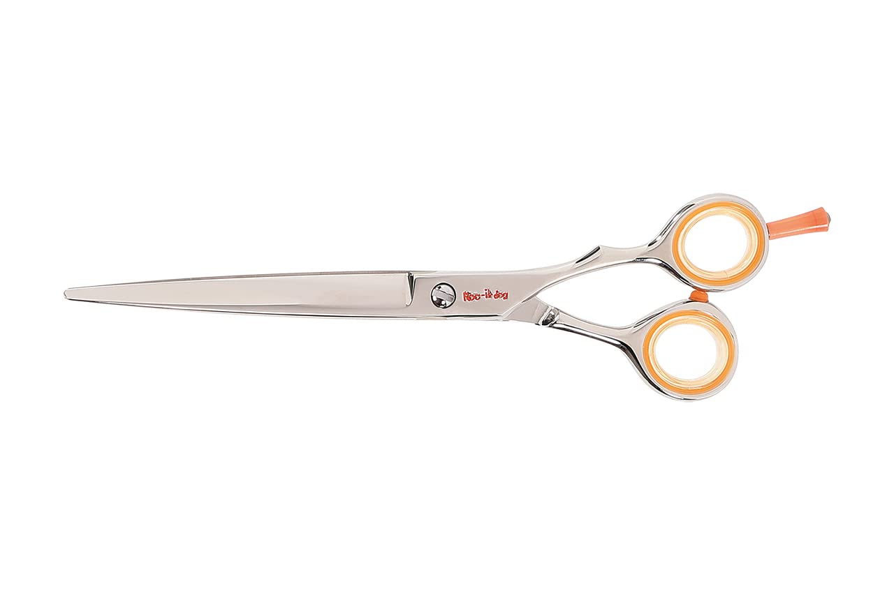 Cricket Centrix Roc-It Dog R 700 7” Professional Hair Cutting Scissors, Precision Cast Convex Blade Scissor, Barber Shears, Offset Grip, Hair Scissors Accessories