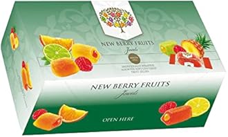 New Berry Fruits Jewels |Individually Wrapped Assorted Soft Centred Fruit Jellies|