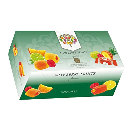 New Berry Fruits Jewels |Individually Wrapped Assorted Soft Centred Fruit Jellies|